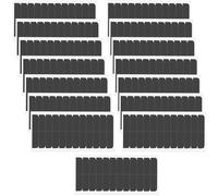 Leogony 180 Pcs Hair Extension Tapes, Double Sided Hair Tapes for Extensions Tabs Glue Strips (Black)
