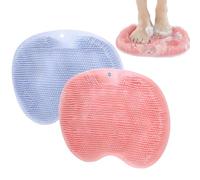 Leogony 2 PCS Foot Scrubber for Shower, Shower Foot Scrubber Mat for Cleaning and Massage