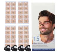 Leogony 20 Pairs Generic Intake Breathing Nose Magnets with 4 Nose Clip, Anti Snoring Magnetic Nasal Strips for Home Hotel