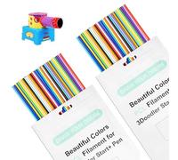 Leogony 2Pack 22 Colors 3D Pen Filament Refills, 2.5mm PCL Filament for 3Doodler Start Refills, 220Pcs