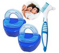 Leogony 2pack The Soothie Anti Snoring Mouthpiece, Universal Size Snore Mouth Guard for Men and Women Effective Stop Snoring