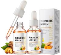 Leogony 2PCS Lightening Turmeric Serum Dark Spot Removal Corrector for Face Skin Glow, 30 ml, Anti Aging, Hydrating, Reduce Wrinkles