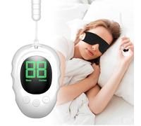 Leogony 3 Pcs Sleep Aid Device Set, Rechargeable Microcurrent Holding Sleep Instrument for Insomnia Solution (White)
