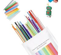 Leogony 300 PCS Colorful 3D Pen Filament Refills 2.5mm Compatible with 3 Doodler Start