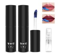 Leogony 3PCS Lip Stain Peel Off Set, Long Lasting Waterproof Liquid Lip Tint, with 3ml Empty Spray Bottle (Cherry Red, Pink)