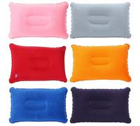 Leogony 6 Pcs Inflatable Pillow for Travel, Portable Blow up Pillows for Camping Picnic Beach Sunbathin