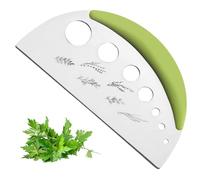 Leogony 7 Holes Herb Stripper Tool, Stainless Steel Herb Cutter for Kale Mint