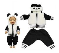 Leogony Dolls Clothes 18 Inch Doll, Dolls Outfits, Tiny Dolls Clothes for 40-45CM Doll (Panda)