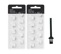 Leogony Hearing Aid Domes for Oticon, 6mm Double Vent Bass Domes Hearing Aid Accessories (2 Pack）