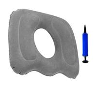 Leogony Ring Cushions for Pressure Relief with Air Pump, Doughnut Blow up Cushion to Sit on (Grey)