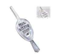 Leogony Silver Spoon Bookmark, Funny Fell Asleep Here Bookmark, Stainless Metal Book Mark