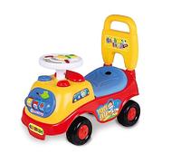 LEOM Ride On Toys For 1+ Year Old, Kids First Ride On Car Push Along Musical Buggy Car First Step Kids Toddlers Walker Learning Toys Horn Sound Storage Fun Entertainment Toy (Red)