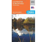 Leominster & Bromyard Map | Hereford North | Ordnance Survey | OS Explorer Map 202 | England | Walks | Hiking | Maps | Adventure