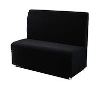 Leomix Armless Sofa Card Seat Cover, Futon Cover Stretch Protector Slipcovers, 2-Seater Settee loveseat Couch Bed Covers,C,Single sided seat