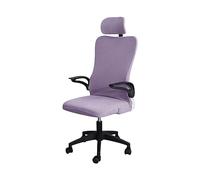 Leomix Ergonomic Office Chair Cover Set, with Headrest Cover, Universal Chair Slipcovers Soft Comfortable Washable, for Office Executive Chair,J