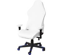 Leomix Gaming Chair Cover Pu Leather, Stretch Covers for Reclining Racing Removable Gamer Chair Protector, for Leather Office Gamer Chair,B