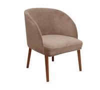 Leomix Velvet Round Back Dining Chair Cover Slipcovers,Mid Century Modern Accent Dining Chair Covers, for Kitchen Living Room, for Home Hotel,K