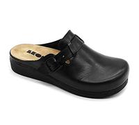 LEON 5000 Leather Slip-on Womens Ladies Mule Clogs Slippers Shoes