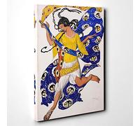 Leon Bakst The Butterfly Canvas Print | Gallery Wrapped 30mm Frame Wall Art | 30x20 inches | Ready to Hang | Modern Animals Picture | Living Room Bedroom Lounge Office