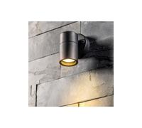 'Leon' Black Stainless Steel GU10 Down Outdoor Wall Light IP44 CGC Lighting Black One Size