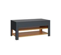 Leon Coffee Table Grey 1 Shelf