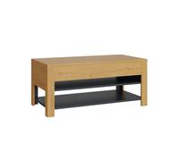 Leon Coffee Table Oak 1 Shelf