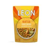 LEON Katsu Curry Beans 250g - Cooked Mung & Haricot in Coconut Cream with Edamame and Sweet Potato in a Katsu Curry Sauce. Vegan, Source of Protein and Fibre