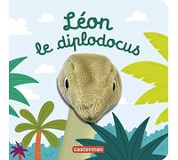 Léon le diplodocus: Livre marionnette pour bébé - dès 3 mois