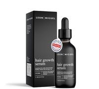 Leon Miguel Hair Growth Serum with Biotin 5% & Ginseng - Minoxidil alternative for Faster Hair Growth, Stop Hair Loss, Stronger & Thicker Hair, Vegan & Paraben-Free, 60 ml
