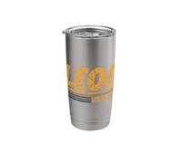 Leon Name Personalized Funny Retro Vintage Birthday Humor Stainless Steel Insulated Tumbler