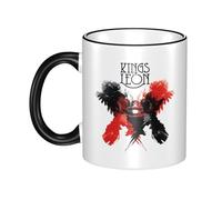 Leon Rock Band Kings Ceramic Coffee Mugs Drinking Mugs for Water and Milk Ceramic Coffee Cups with Handle