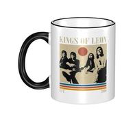 Leon Rock Band Kings Ceramic Coffee Mugs Drinking Mugs for Water and Milk Ceramic Coffee Cups with Handle