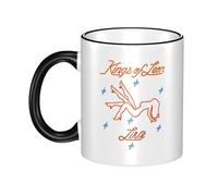 Leon Rock Band Kings Ceramic Coffee Mugs Drinking Mugs for Water and Milk Ceramic Coffee Cups with Handle