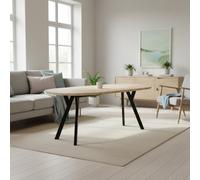 Leon Round Extendable Dining Table 90/180Cm Artisan Space Saving Modern Design Compact To Large Fast Delivery