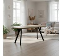 Leon Round Extendable Dining Table 90/180Cm Grandson Space Saving Modern Design Compact To Large Fast Delivery