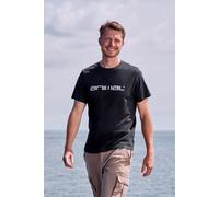 'Leon' Soft Lightweight Breathable Relaxed Fit Short Sleeve Cotton Tee Animal Black XL