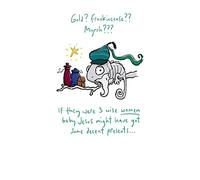 Leon the Chameleon 'Three Wise Women' Humour Card Card 5 x 9 ins