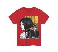 Léon The Professional Luc Besson Movie Unisex Heavy Cotton Tee red M