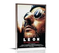 Léon:The Professional Poster Decorative Painting Canvas Mural Is Bright And Beautiful, Suitable for Office Bedroom Decorative Painting to Create The Right AtmosphereFrame-style20x30inch(50x75cm)