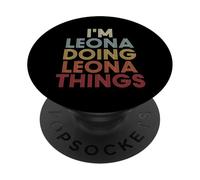 Leona Name Leona Personalized Name First Given PopSockets Adhesive PopGrip