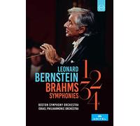 Leonard Bernstein - Leonard Bernstein conducts Brahms Symphonies Nos. 1 - 4 - DVD (2021)
