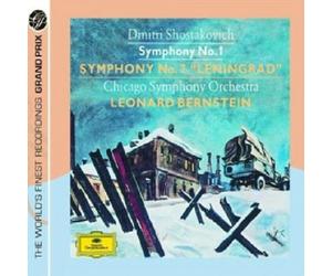 LEONARD BERNSTEIN/CSO - SHOSTAKOVICH-SINFONIE 1 &7 "LENINGRAD" 2 CD NEW
