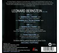 LEONARD BERNSTEIN - SYMPHONIES - ANTONIO PAPPANO (2 CD) NEW CD