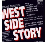 Leonard Bernstein: West Side Story (Complete Recording on 2 CD's: Also includes the alternative motion picture versions of "Something's Coming," "America," "Gee, Officer Krupke," and "Somewhere." [Tinuke Olafimihan, Paul Manuel, Caroline O'Connor, Nicholas Warnford, Sally Burgess; National Symphony Orchestra; John Owen Edwards]