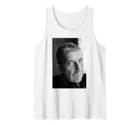Leonard Cohen Hallelujah Songwriter Portrait By AJ Barratt Tank Top