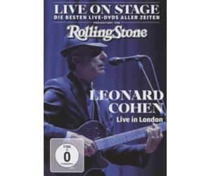 LEONARD COHEN - LIVE ON STAGE: LIVE IN LONDON DVD POP INTERNATIONAL NEW