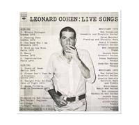 Leonard Cohen Live Songs - 1x Vinyl LP in Black Leonard Cohen Black