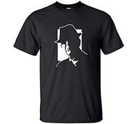 Leonard Cohen Silhouette T Shirt Graphic Top Tee Camiseta Short-Sleeve Men T-Shirt (Large)