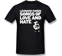Leonard Cohen Songs of Love and Hate Mens T-Shirt Black Men Unisex Tee M