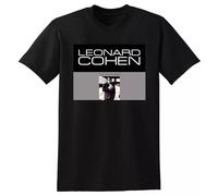 Leonard Cohen T Shirt im Your Man Vinyl CD Cover Black XL